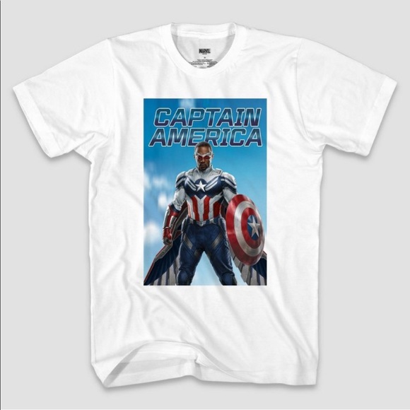 Captain America, Sam Wilson Boys Tshirt - Picture 1 of 1